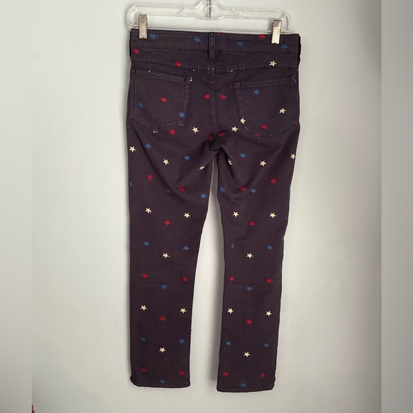 Isabel Marant Etoile Star Straight Leg Navy Crop Pants Size EUR 36/ US 4 - Picture 7 of 12